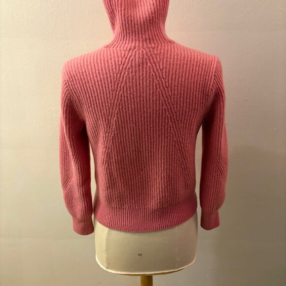 rag & bone Pierce cashmere funnel neck sweater in Pink - Picture 7 of 12